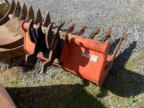 kubota mini excavator rake|kubota rake attachment.